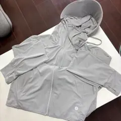 日焼け防止ジャケット 50UPF 2XL フード ツバ取り外し可能