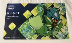 緑 オーガポン プレイマット STAFF LATIN AMERICA 2025