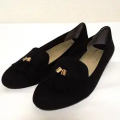 オリエンタルトラフィック×アース フラットシューズ 黒