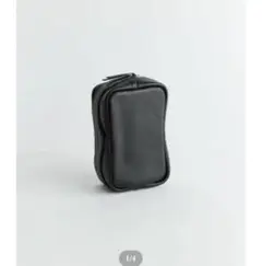 Maison Sbond メゾンエスボンド ブラック ジッパーポーチ K.03
