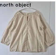 新品 north object コットン 100% レースブラウス SIZE M