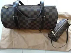 ★値下げ★美品!ポーチ、袋付き!ルイヴィトン/パピヨン/ダミエ