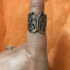 バタフライシルバーリング