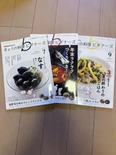きょうの料理 ビギナーズ 7月号・12月号