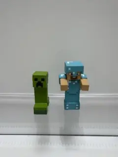 マインクラフト　ならぶんです3 クリーパー　ダイヤモンド スティーブガチャ
