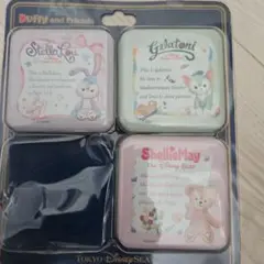 ダッフィーフレンズ　缶　飴