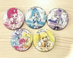 ハートキャッチプリキュア ホログラム缶バッジ コンプリートセット 先行販売