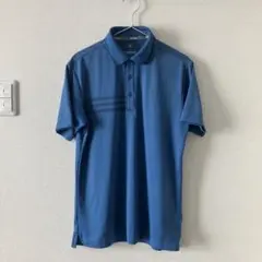 adidas ゴルフシャツ M ブルー