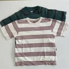 ストライプTシャツ2枚セット