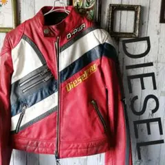 DIEAEL ディーゼル 定価10万7800円 ユニセックス レザーライダース