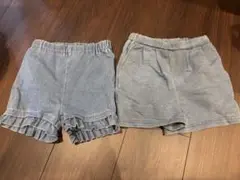 プティマイン100デニムショーパンセット