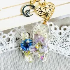 No.2393★ハンドメイド★新作♡フラワーレジンキーホルダー