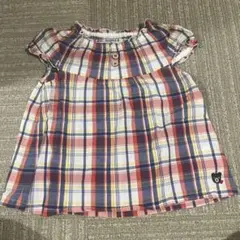 ミキハウス　ダブルビー　チュニック　半袖　トップス　Tシャツ　　90