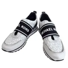 MICHAEL KORS マイケルコース スニーカー ロゴ ホワイト 9M 26