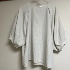バルーンスリーブ ブラウス　美品　オフホワイト