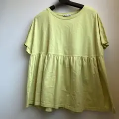 ZARA ライトグリーン 半袖チュニック Lサイズ