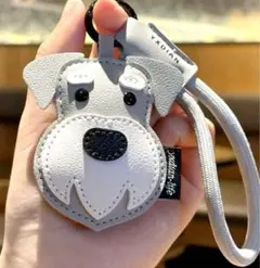 再入荷！　ミニチュア シュナウザー バッグチャーム 犬 マスコット キーホルダー