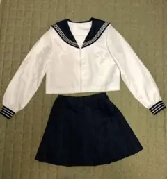 コスプレ★セーラー服上下★白★紺