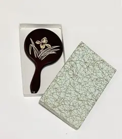 日光彫り丸手鏡ドクダミ　再値下げです 日光彫り丸手鏡 カラー 値下げです。 その他
