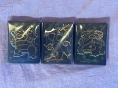 【ポケカ中国限定】　デッキシールド　スリーブ　カメックス　リザードン　フシギバナ