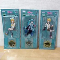 初音ミク　フリューくじ　アクリルスタンド　3点　まとめ売り　鏡音リン　鏡音レン