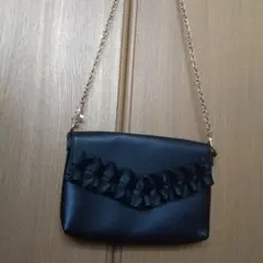ドゥニーム 黒 ショルダーバッグ