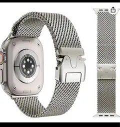 バンド ミラネーゼループ パラシュートスタイルのバックル　ステンレススチール製