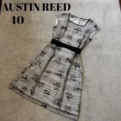 [美品】AUSTIN REED ひざ丈ワンピース 40