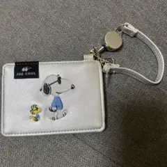 新品スヌーピータウンSNOOPYtown パスケースリール付き定期入ジョークール