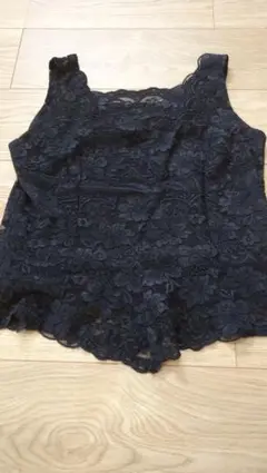 黒レースキャミソール