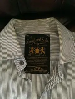 SCOTCH&SODA スコッチアンドソーダ 長袖シャツBlueブルーストライプ