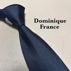 ドミニクフランス　ネクタイ　ストライプ ドット　チェック　ネイビー　紺色