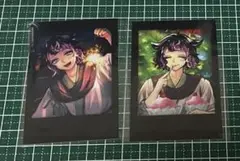 ♦【悪魔執事と黒い猫】夏の思い出チェキ風カードノーマル2種3階組セット