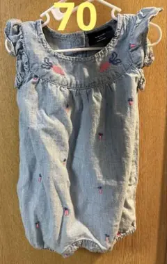 GAP ピーターラビット シャンブレー ショートオール
