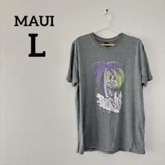 早い者勝ち❣️ MAUI 【L】 Tシャツ グレー 半袖Tシャツ 夏服 春服