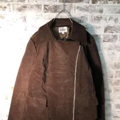 【ヴィンテージ】レトロ デザインジップアップジャケット古着usedAS56