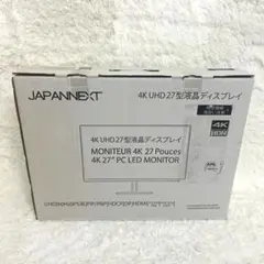 JAPANNEXT JN-IPS2704UHDR 4K　27インチ液晶モニター