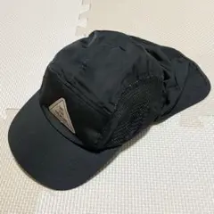 ブラック メッシュ 日除防止付 キャップ 52㎝
