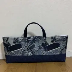 ピアニカケース　デニム柄
