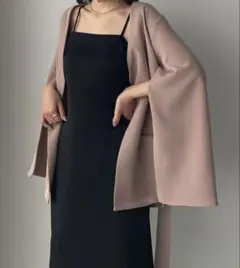 Louere 2wayスリットスリーブノーカラージャケット