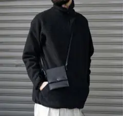 hobo Shrink Leather Neck Pouch ショルダーバッグ
