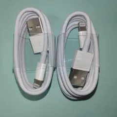 2本セット iPhone 充電器ipadケーブル 充電ケーブル 互換品 1m