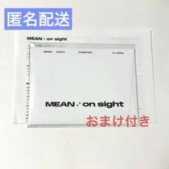 MINHO MEAN : on sight ミノ 入場特典