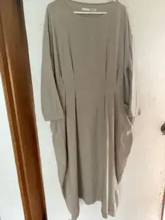 evam eva コットンリネンワンピース