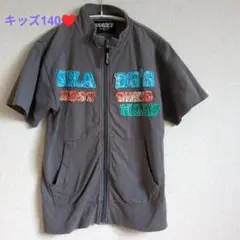 美品●140 男の子　半袖パーカー　トップス●