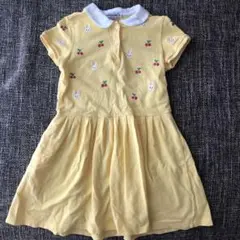 【美品】ミキハウス プチうさこワンピース 130cm