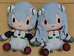 エヴァンゲリオン ふわぷち Mぬいぐるみ レイ 全2種セット 綾波レイ