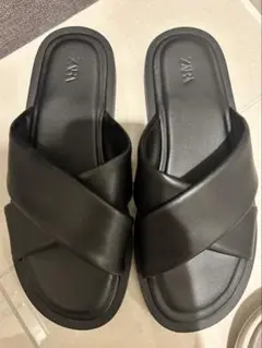 ZARA ザラ クリスクロス サンダル 44 28.5cm