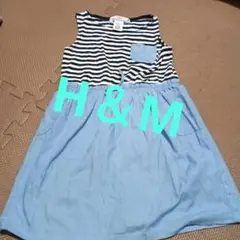 H&M ノースリーブワンピース 110サイズ