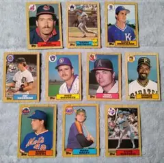TOPPS 1987 10枚セット 5 MLB メジャーリーグ 大リーグ カード